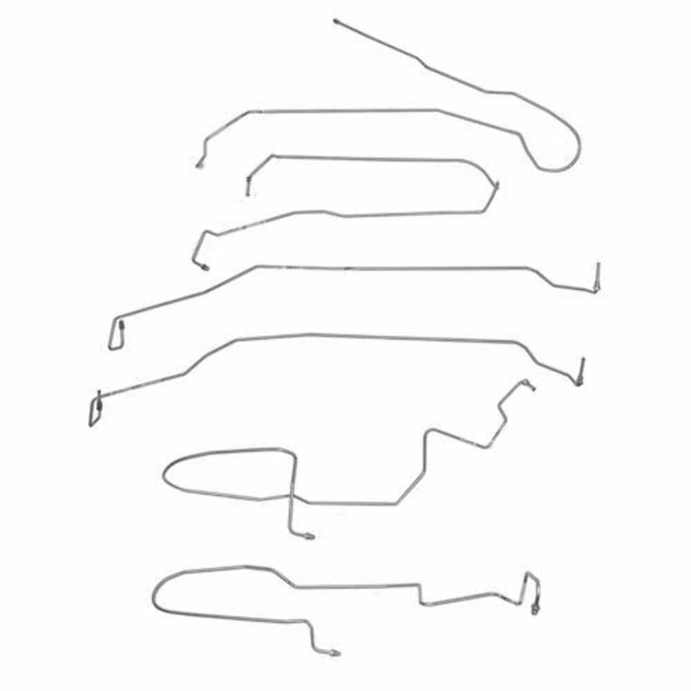 Front Brake Line Kit for 2009-18 Chevrolet Silverado 1500 Stainless TKT1401SS Front Brake Line Kit for 2009-18 Chevrolet Silverado 1500 Stainless TKT1401SS