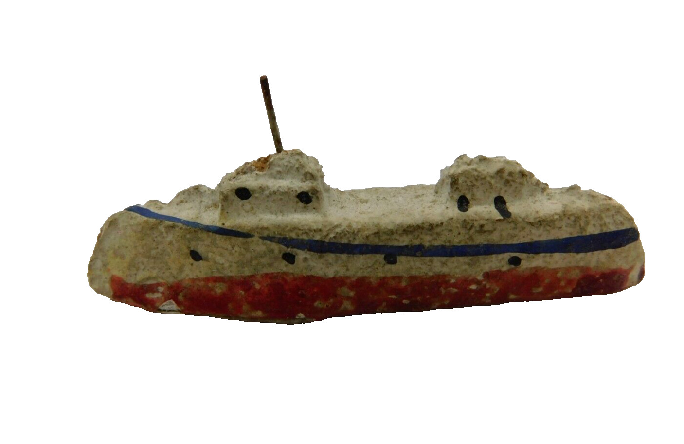 Antique Relic Composition Paper Mache Toy Miniature Naval Sailing Ship Antique Relic Composition Paper Mache Toy Miniature Naval Sailing Ship