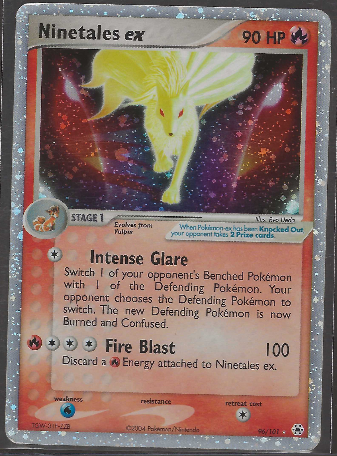 Ninetales ex 96/101 Hidden Legends Holo Ultra Rare Pokemon TCG MP Ninetales ex 96/101 Hidden Legends Holo Ultra Rare Pokemon TCG MP