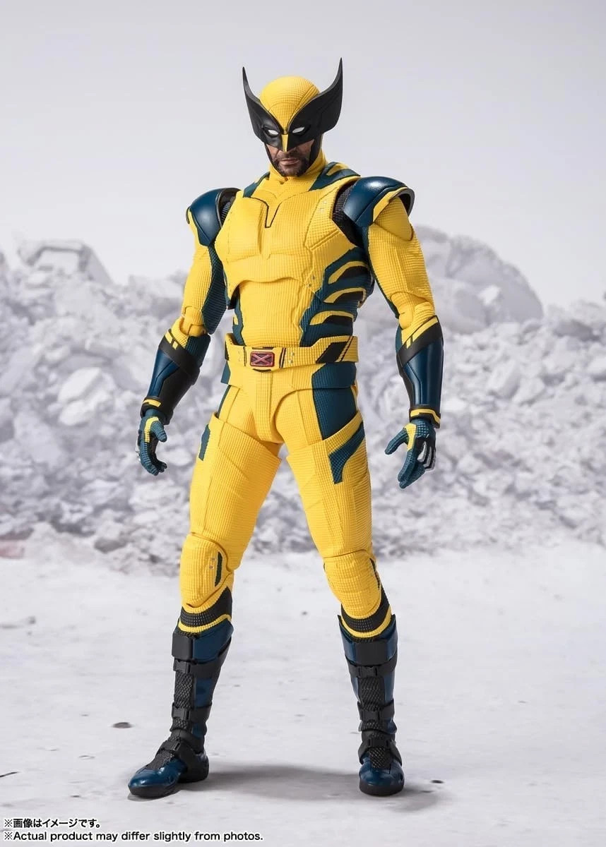 Bandai S.H.Figuarts Deadpool & Wolverine Wolverine Figure (yellow