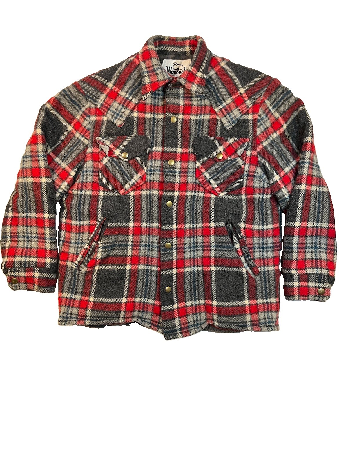 Vintage Woolrich Wool Plaid Jacket Mens Large Sherpa Lined Western Yoke USA Made Vintage Woolrich Wool Plaid Jacket Mens Large Sherpa Lined Western Yoke USA Made