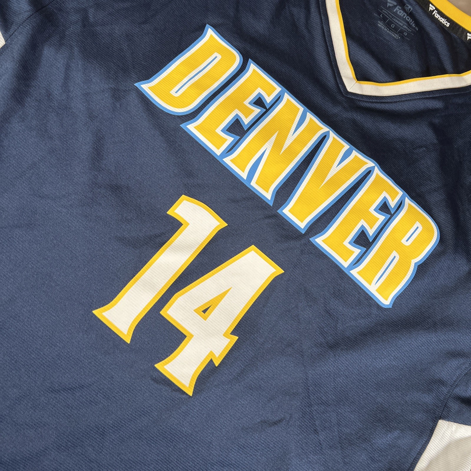 Fanatics Denver Nuggets Harris #14 NBA Basketball Jersey sz L CHEAP AUTHENTIC Fanatics Denver Nuggets Harris #14 NBA Basketball Jersey sz L CHEAP AUTHENTIC
