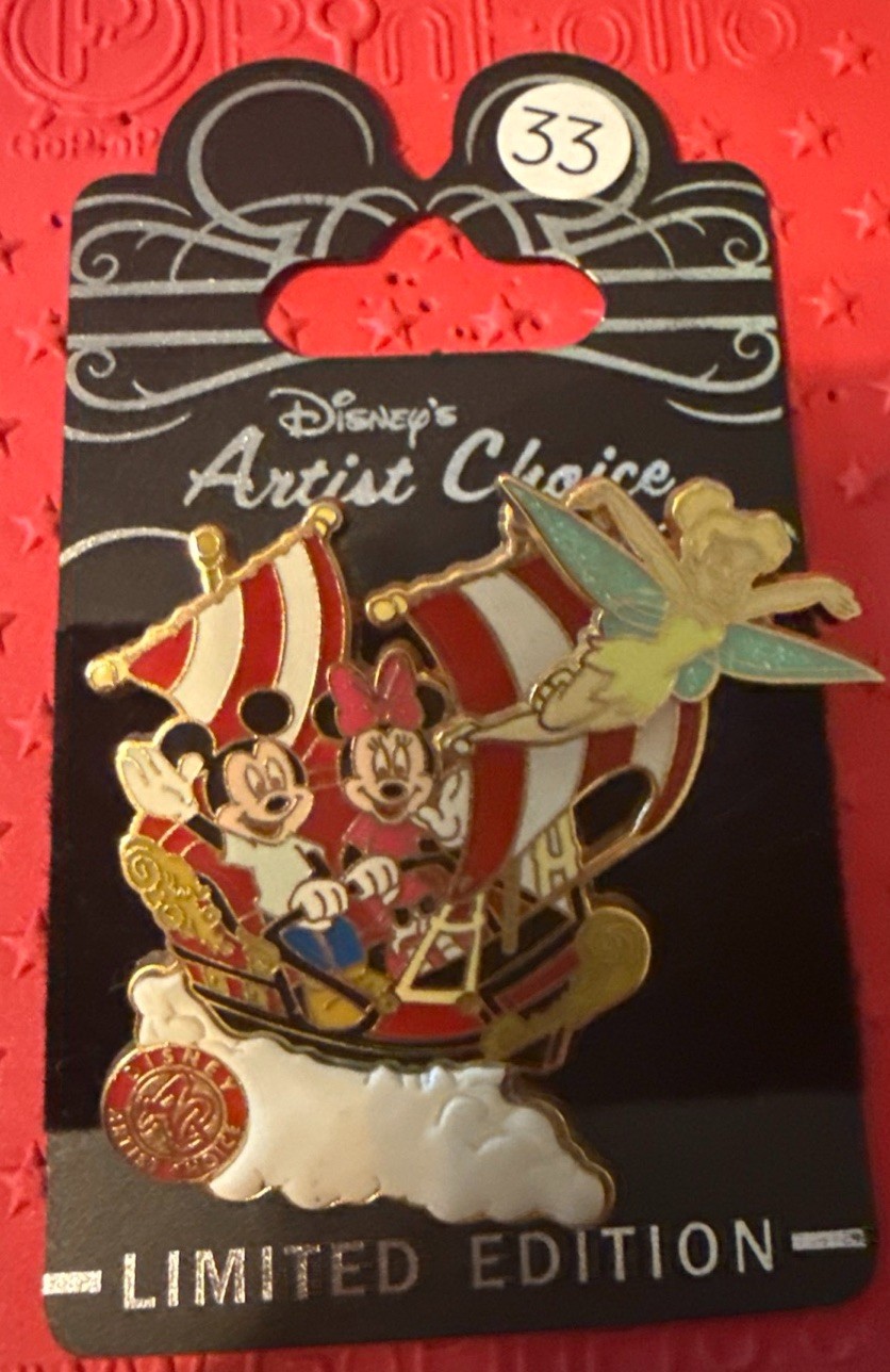 Disney Artist Choice Limited Edition Pin Peter Pan’s Flight Attraction Disney Artist Choice Limited Edition Pin Peter Pan’s Flight Attraction