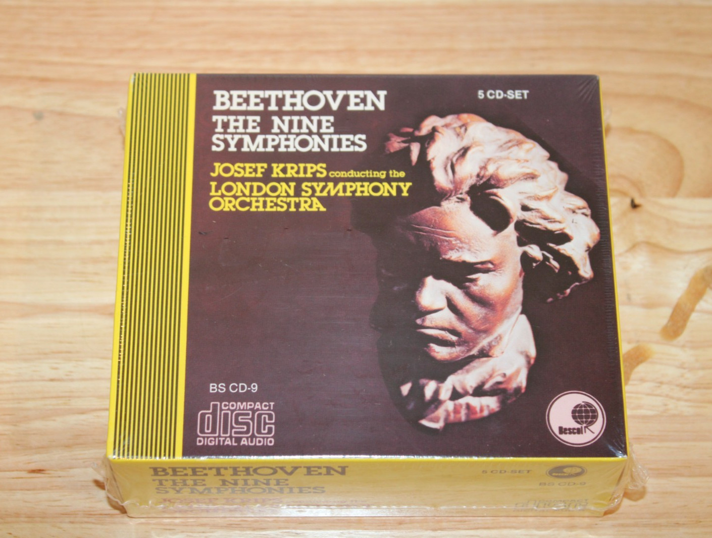 Beethoven The Nine Symphonies 5 CD Set Josef Krips & London Symphony Orchestra Beethoven The Nine Symphonies 5 CD Set Josef Krips & London Symphony Orchestra