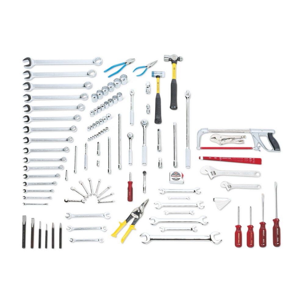 Wright Tool 181 104-Piece Industrial Maintenance Tools Set-Tools Only