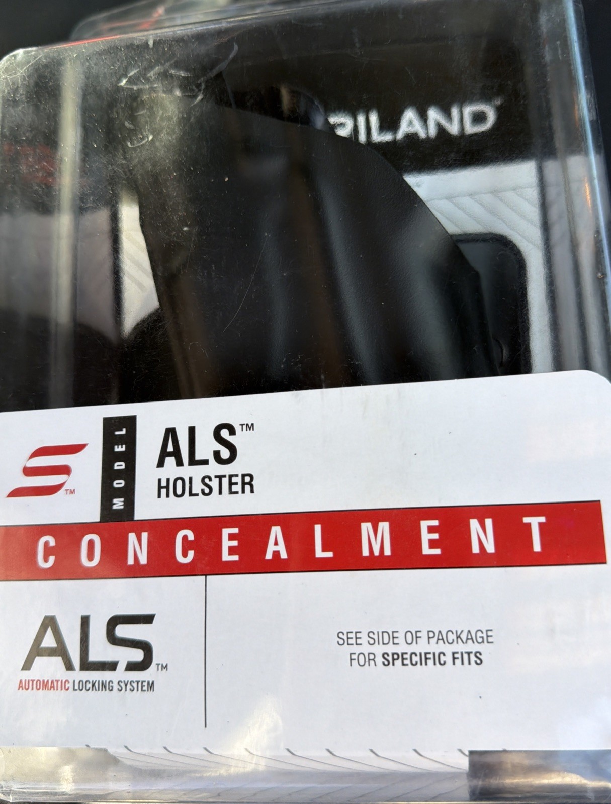 Safariland 6378 ALS Paddle/Belt Holster For Glock 20/21 W/X300 STX PLN BLK LH