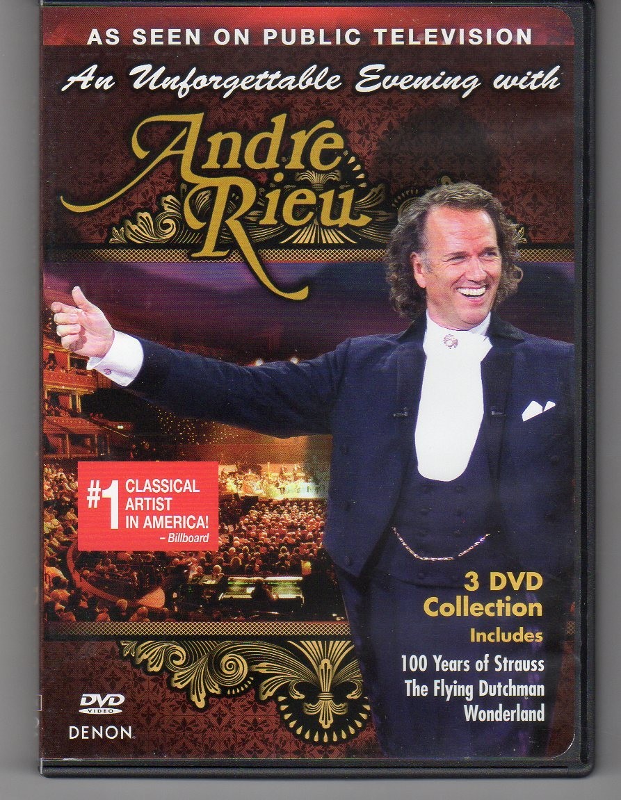 An Unforgettable Evening With Andre Rieu (3 DVD) (2011) As seen on PBS An Unforgettable Evening With Andre Rieu (3 DVD) (2011) As seen on PBS