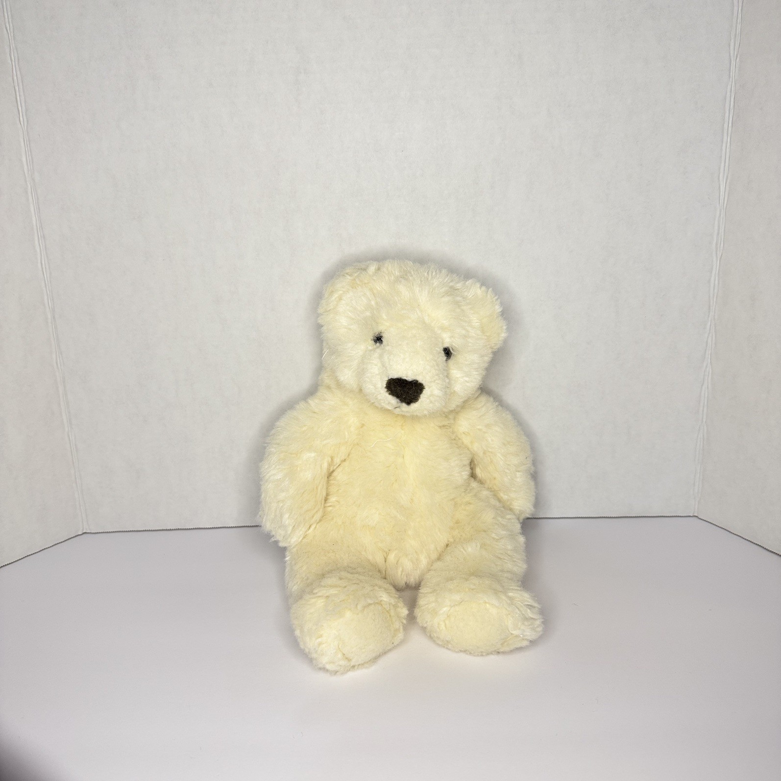 Vintage Russ Berrie Creamsicle Polar Bear Teddy Bear Plush 11 Vintage Russ Berrie Creamsicle Polar Bear Teddy Bear Plush 11