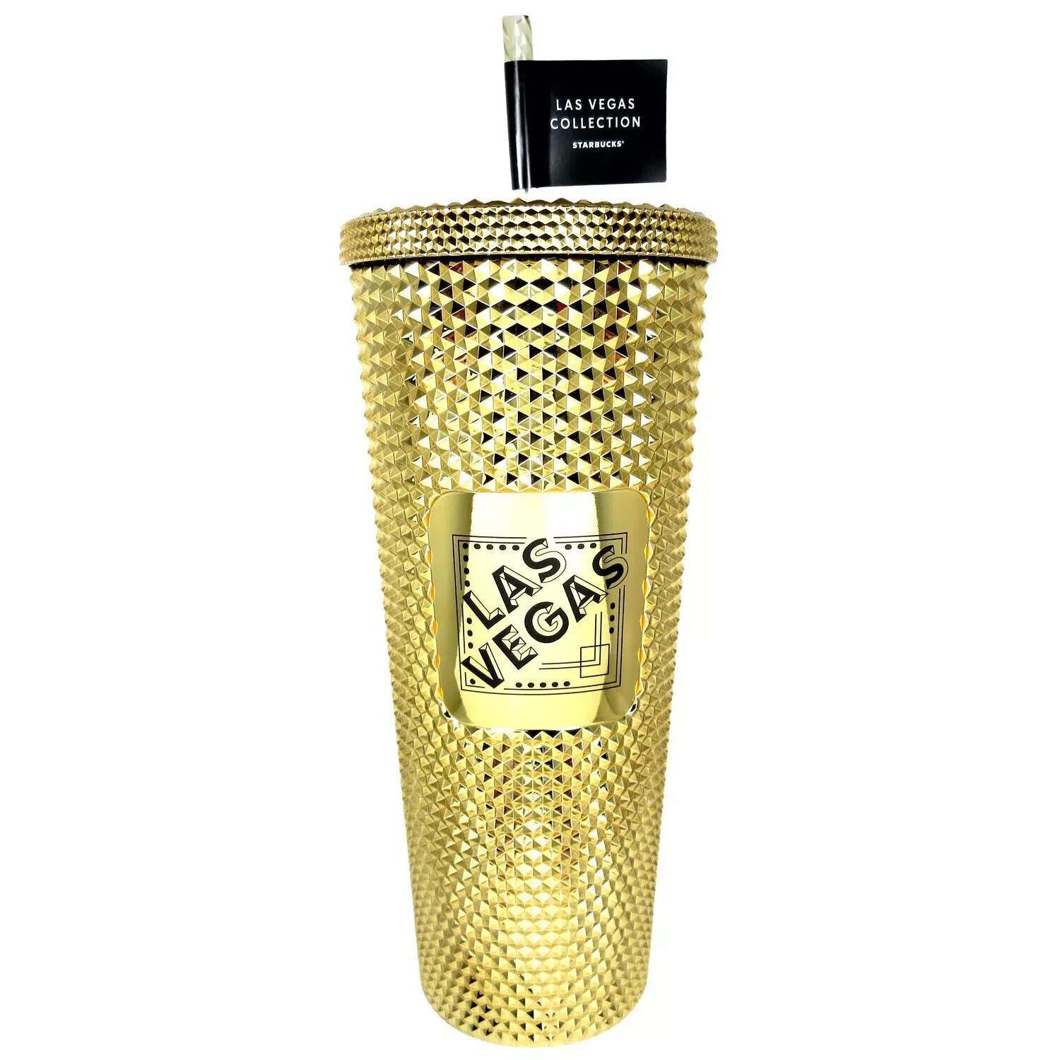 Starbucks Gold Studded Limited Edition LAS VEGAS COLLECTION Venti 24oz Tumbler