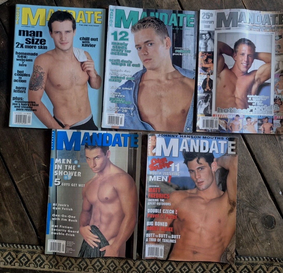 MANDATE Magazine Lot 5 Issues 1997-2000 Vintage Collection MANDATE Magazine Lot 5 Issues 1997-2000 Vintage Collection