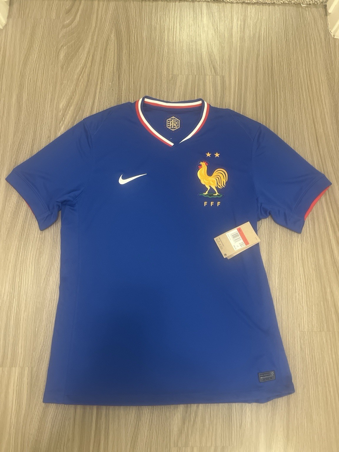 Nike France FFF 2022/23 Home Soccer Jersey Men’s Size L Blue FJ1259-452 NWT Nike France FFF 2022/23 Home Soccer Jersey Men’s Size L Blue FJ1259-452 NWT