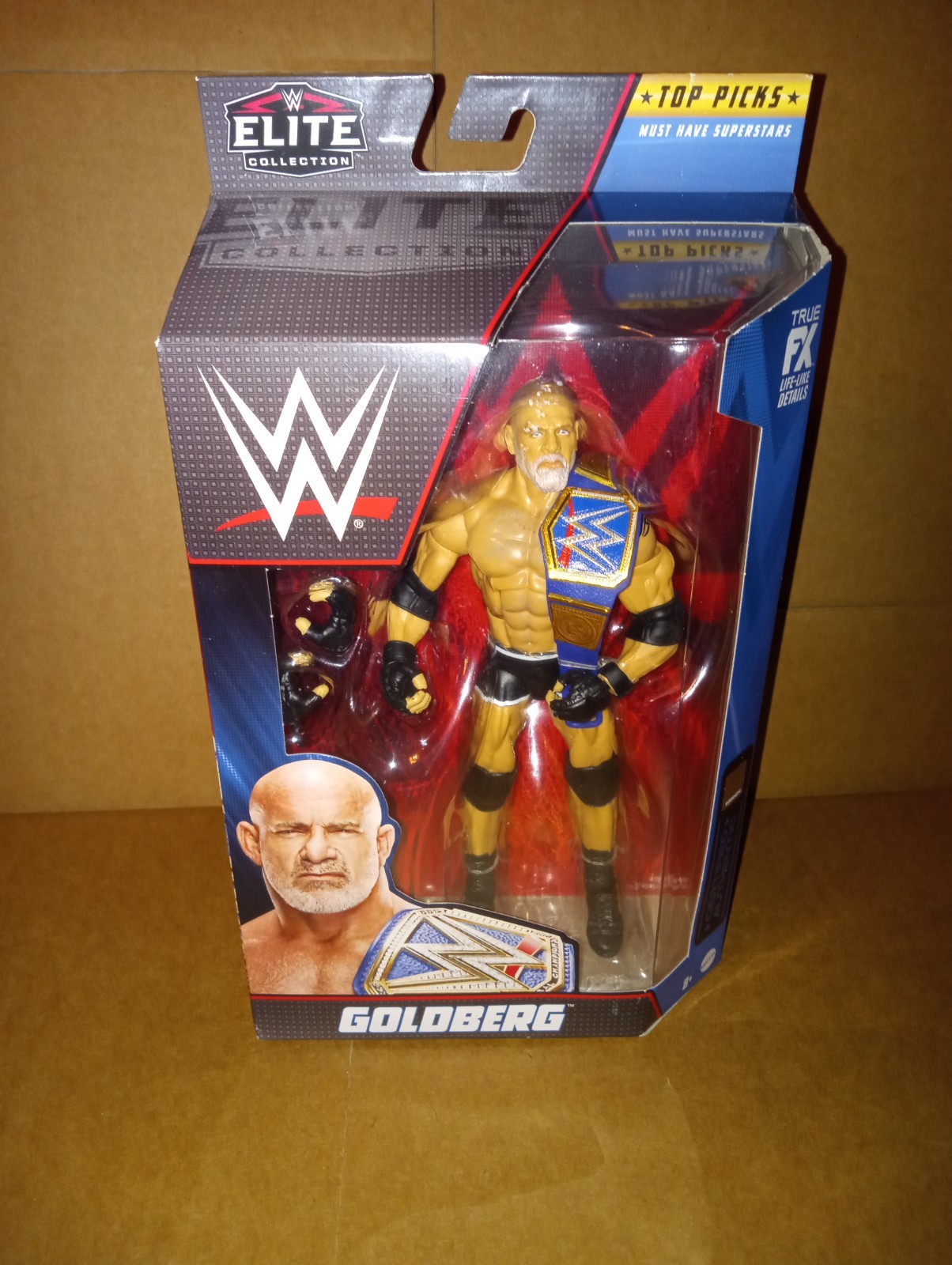 ACTION FIGURE: WWE Elite Collection Top Picks GOLDBERG With Belt NEW ACTION FIGURE: WWE Elite Collection Top Picks GOLDBERG With Belt NEW