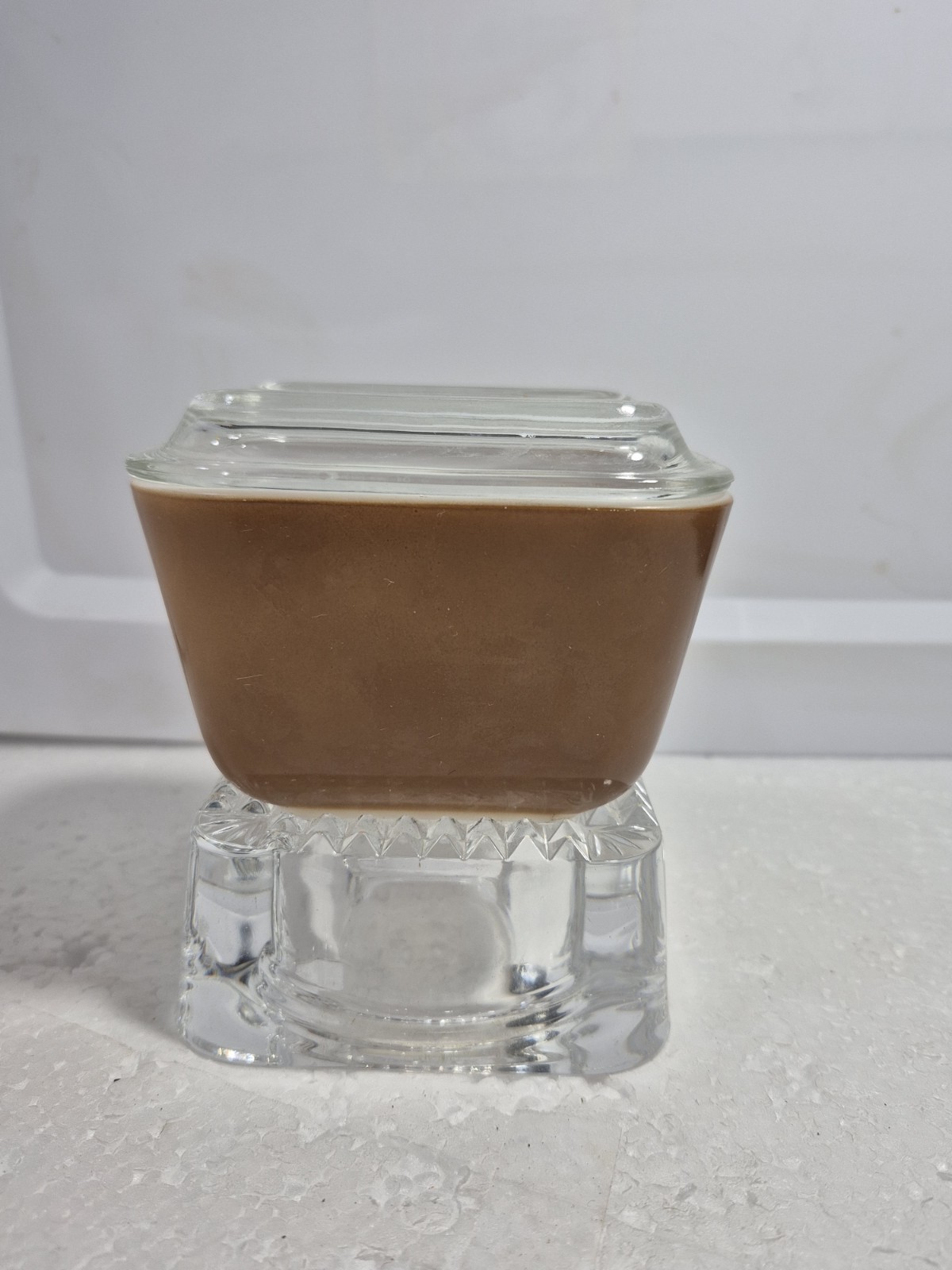VINTAGE Pyrex Glass Refrigerator Dish W / Lid #501 4.25\ VINTAGE Pyrex Glass Refrigerator Dish W / Lid #501 4.25\