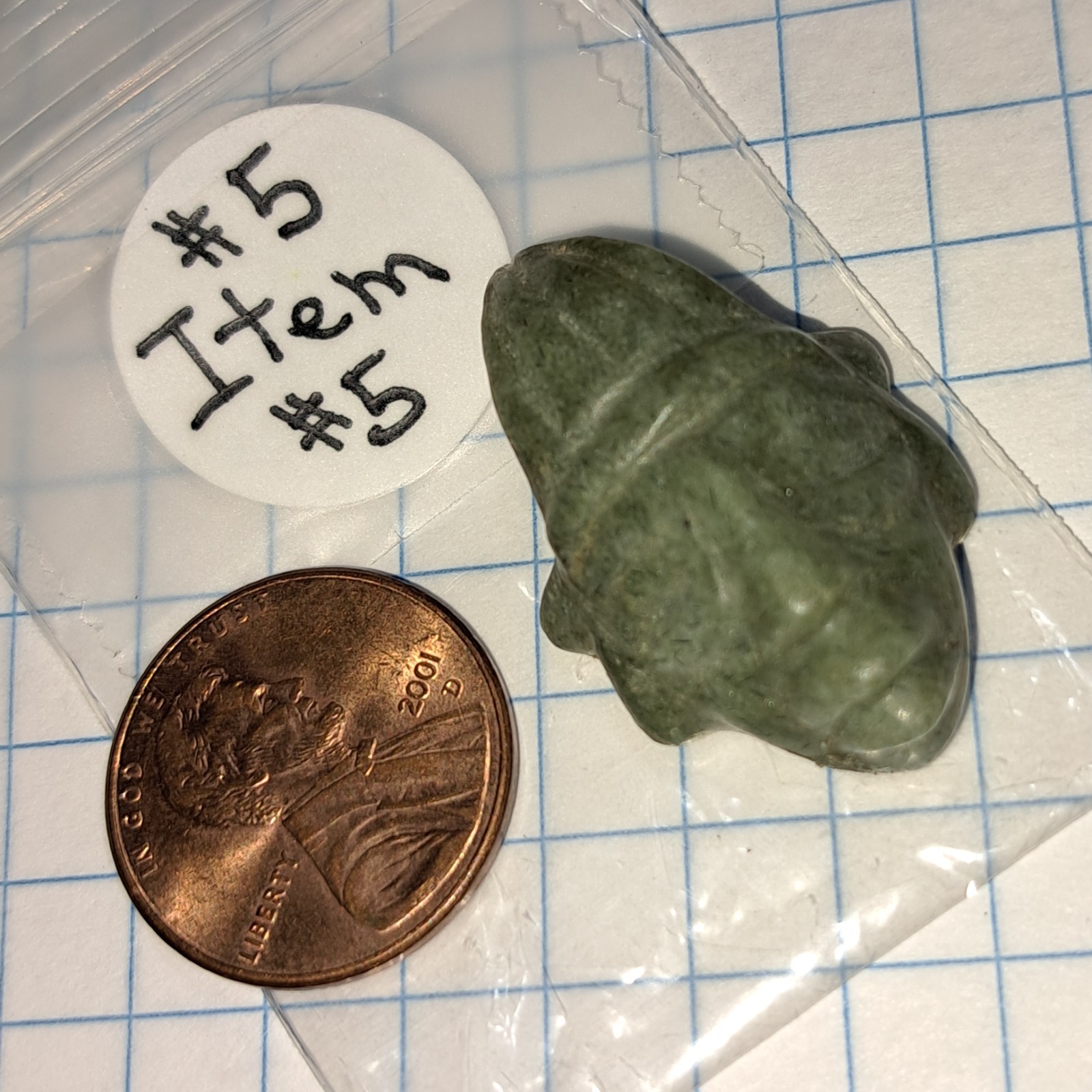 Pre-Columbian Jade Artifact.. Mayan Face Carving.. Jade Pendant