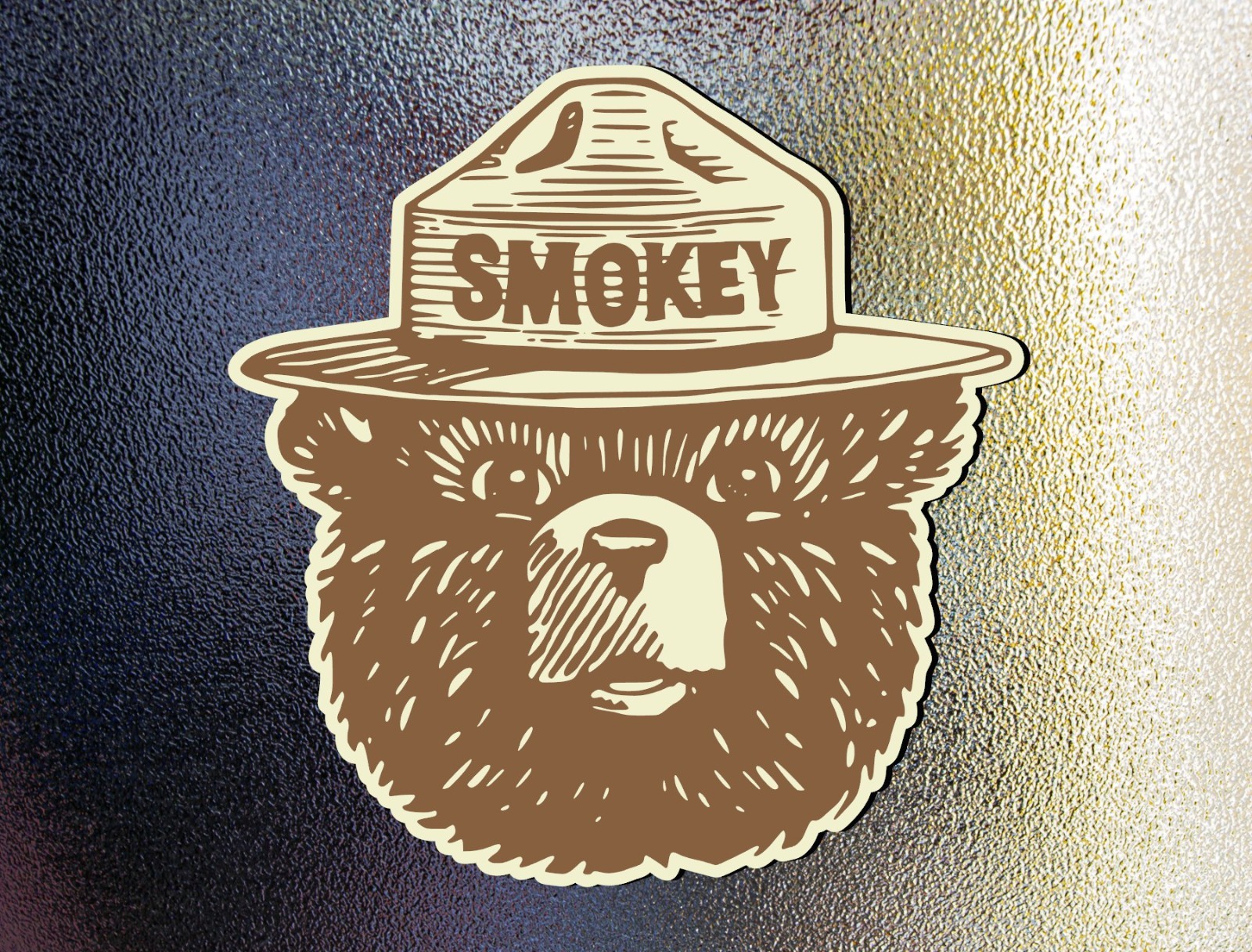 Smokey Bear Water Proof UV Safe Glossy Vinyl Sticker National Forest Service Smokey Bear Water Proof UV Safe Glossy Vinyl Sticker National Forest Service