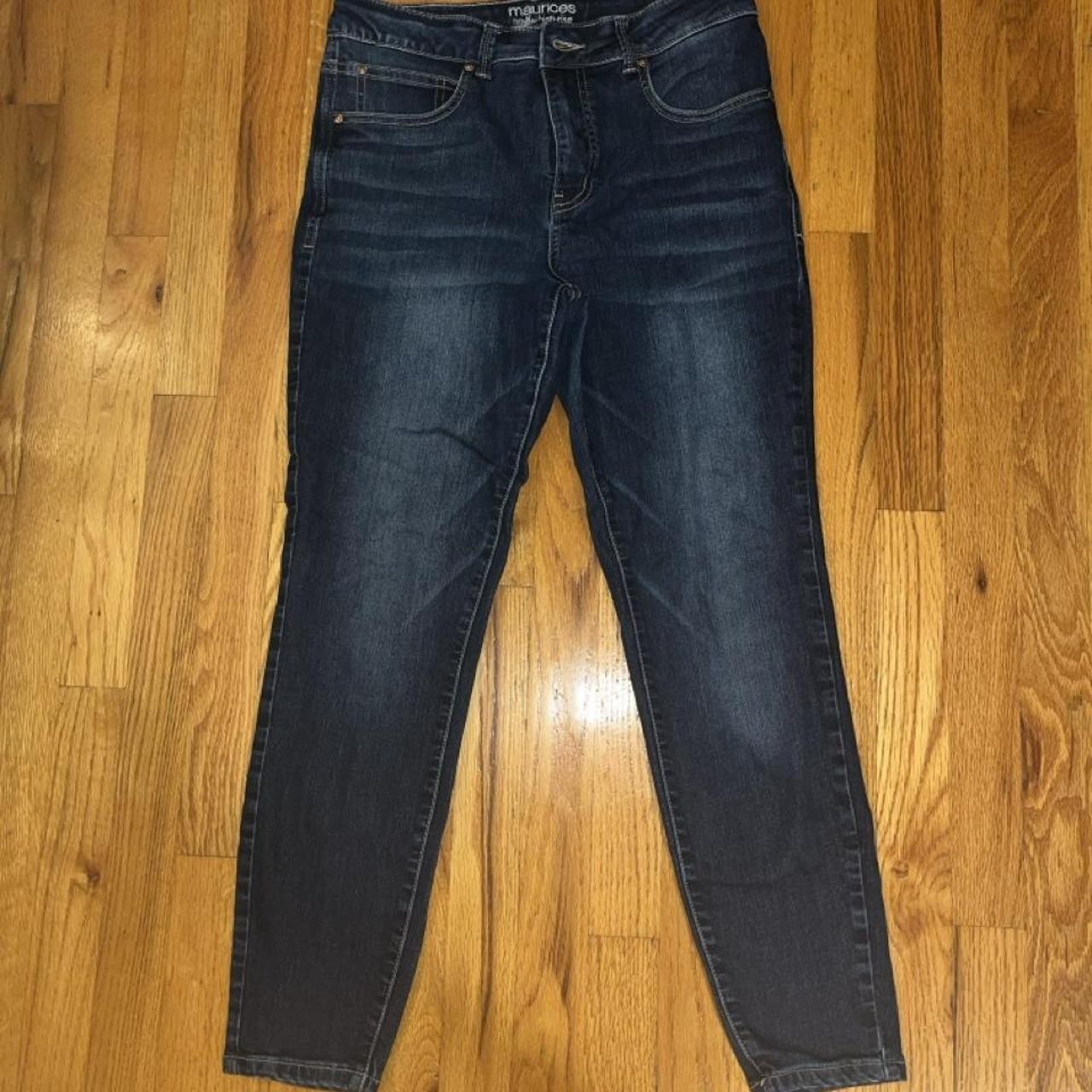 Maurices Women\'s Navy and Blue Jeans