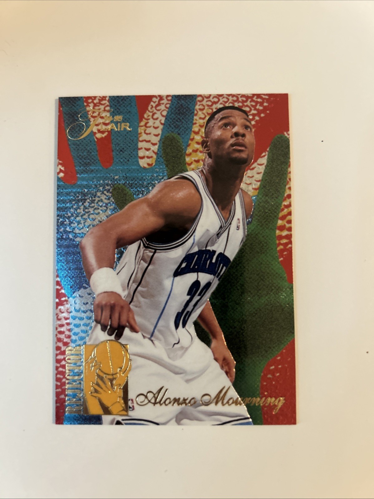 1994-95 Flair Alonzo Mourning Rejectors Insert #2 Charlotte Hornets
