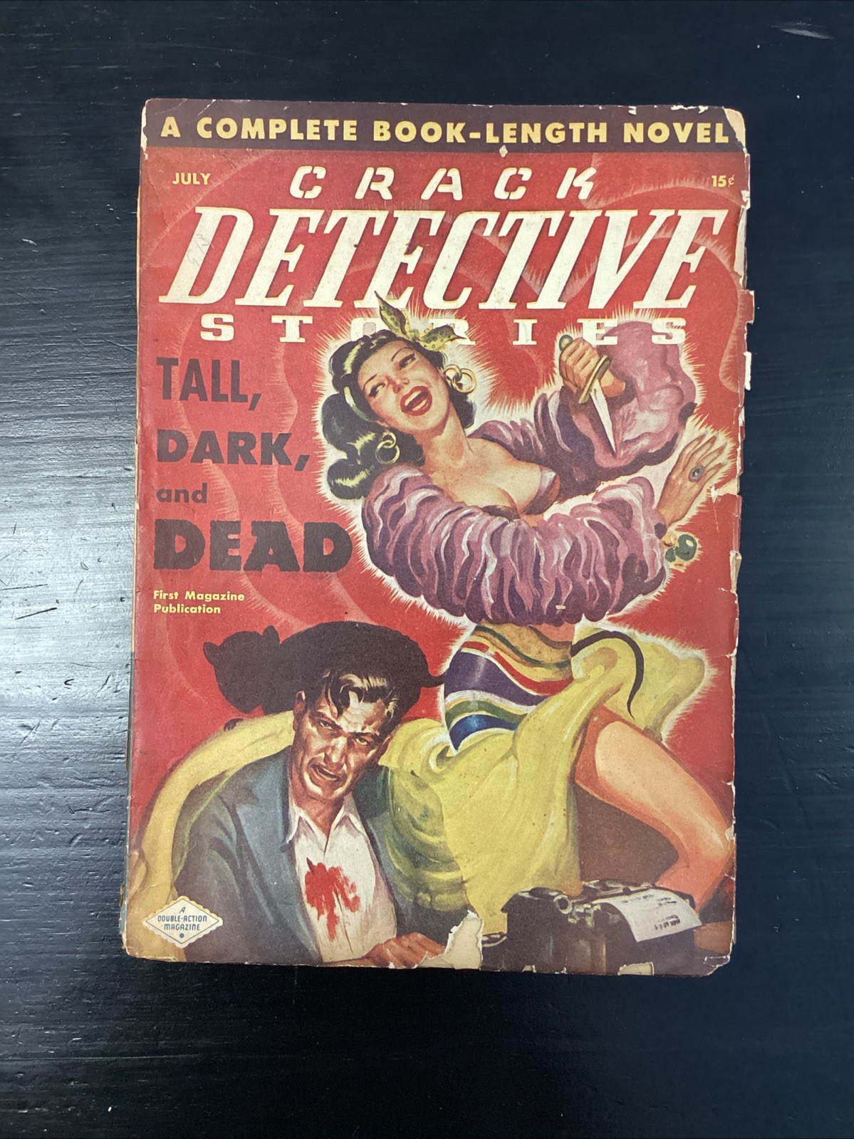 Crack Detective Stories Pulp Magazine July. 1948 Volume 9 #3