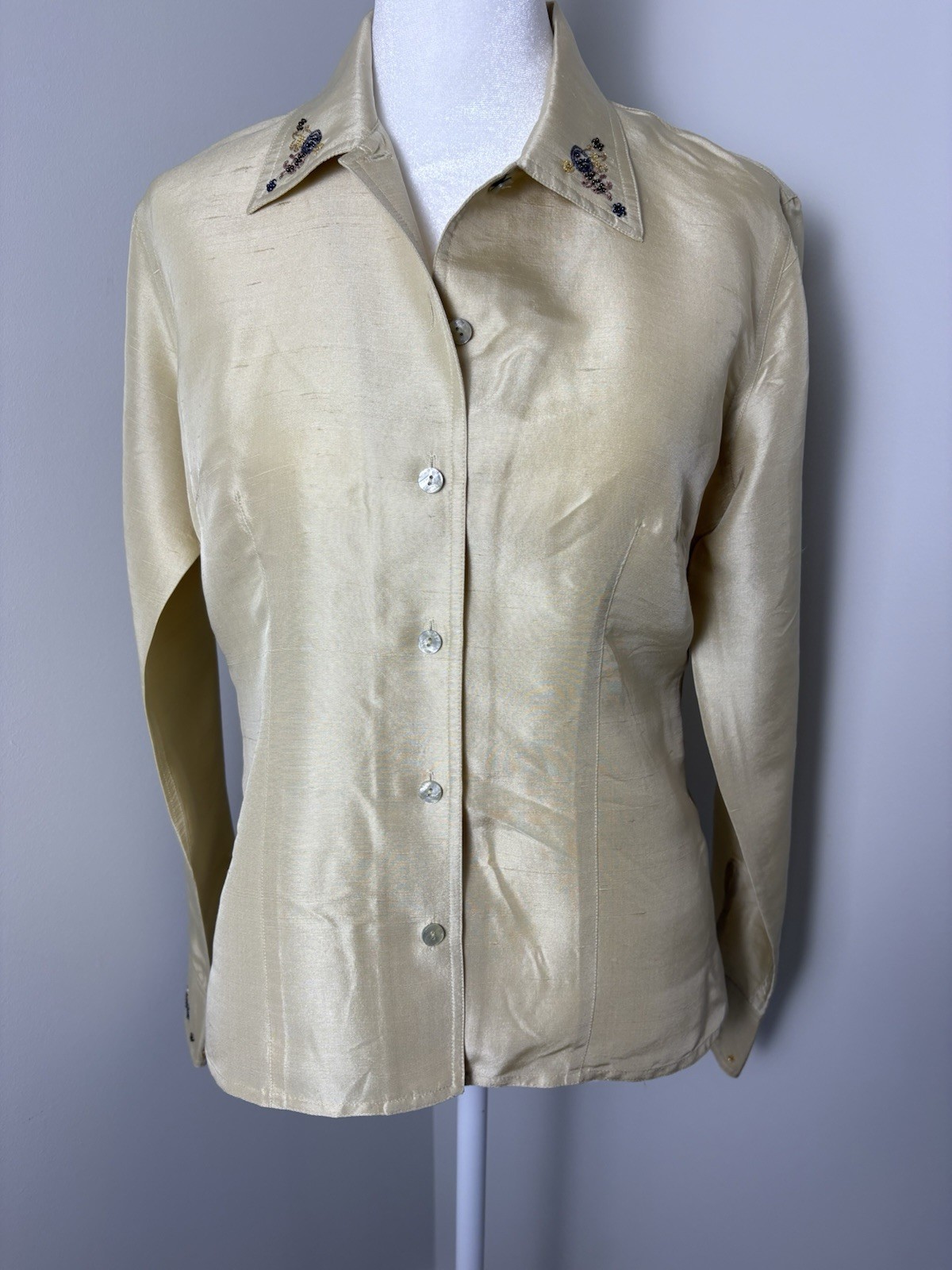 vintage liz claiborne silk blouse