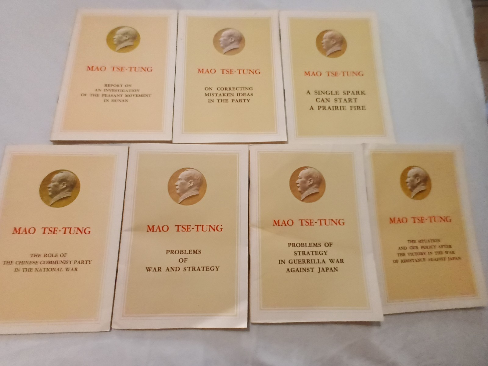 Seven (7) of MAO TSE-TUNG\'s Most Important Works.  Save 71% Over Buying Singly.