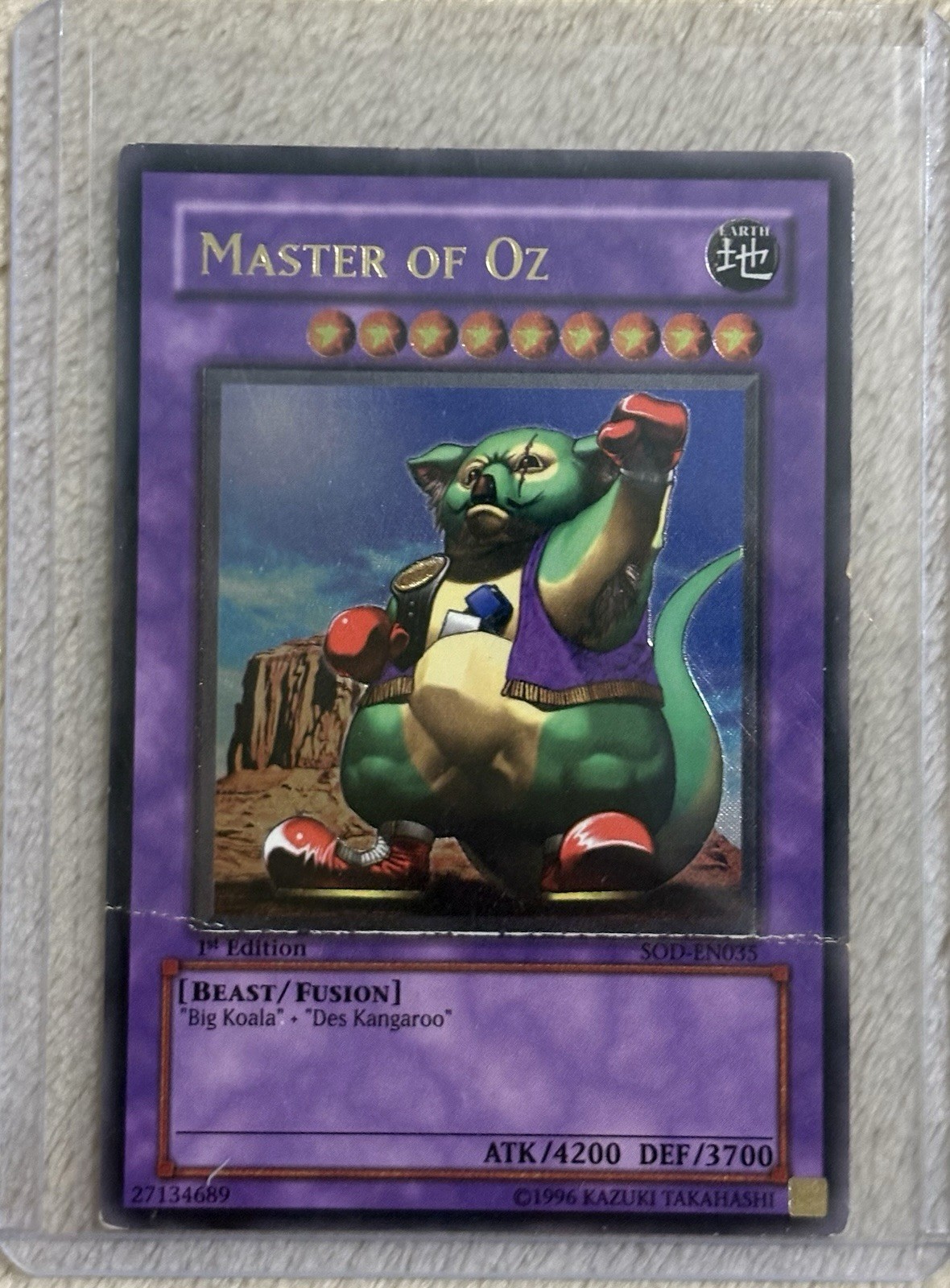 Master of OZ (UTR) SOD-EN035 Soul of the Duelist 1st Edition HP Master of OZ (UTR) SOD-EN035 Soul of the Duelist 1st Edition HP