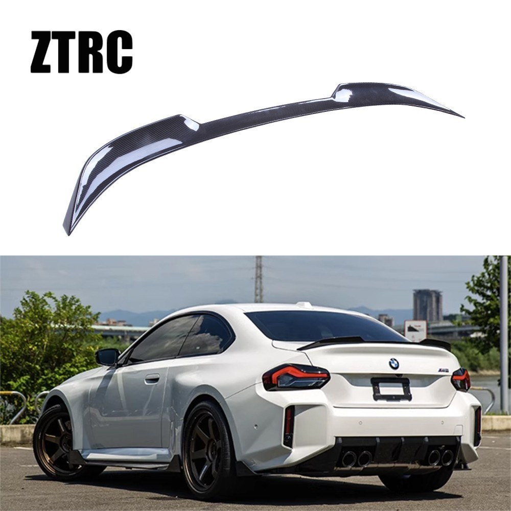Dry Carbon Fiber Trunk Wing Spoiler For BMW G42 Coupe/G87 M2 2023-2026 Dry Carbon Fiber Trunk Wing Spoiler For BMW G42 Coupe/G87 M2 2023-2026