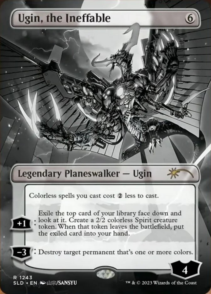MTG Ugin, the Ineffable (Borderless) [Secret Lair Drop Series] Foil Near Mint Ma