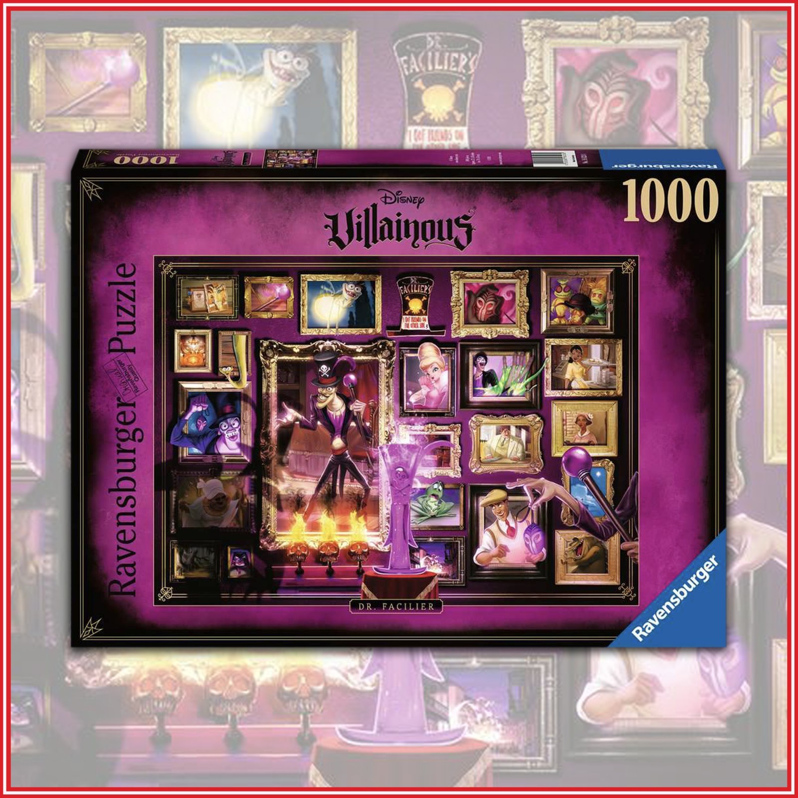 Disney Villainous Dr. Facilier 1000 Piece Jigsaw Puzzle Ravensburger Board Game