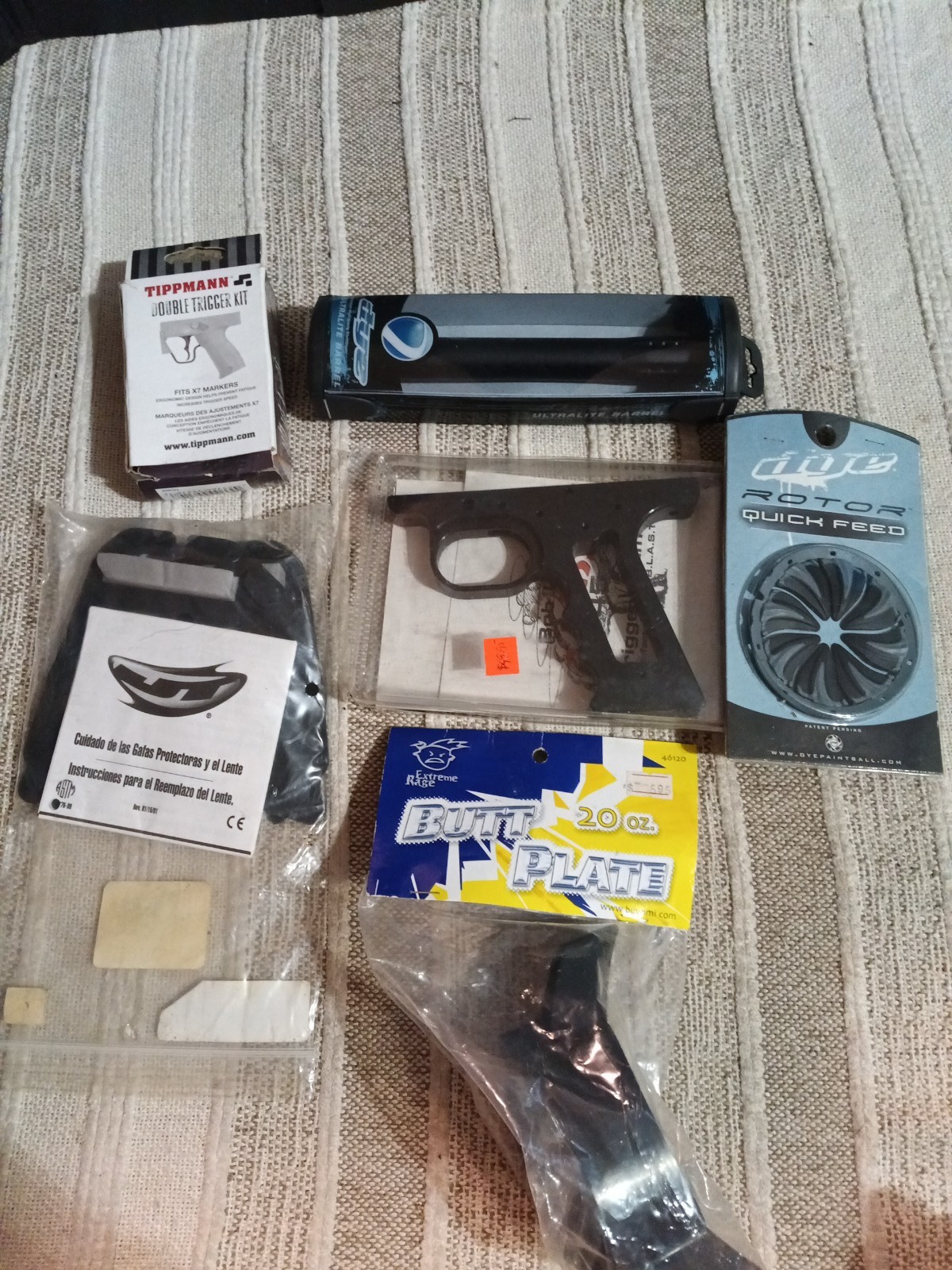 Huge Lot Of Paintball Gun Pieces And Parts All Brand New