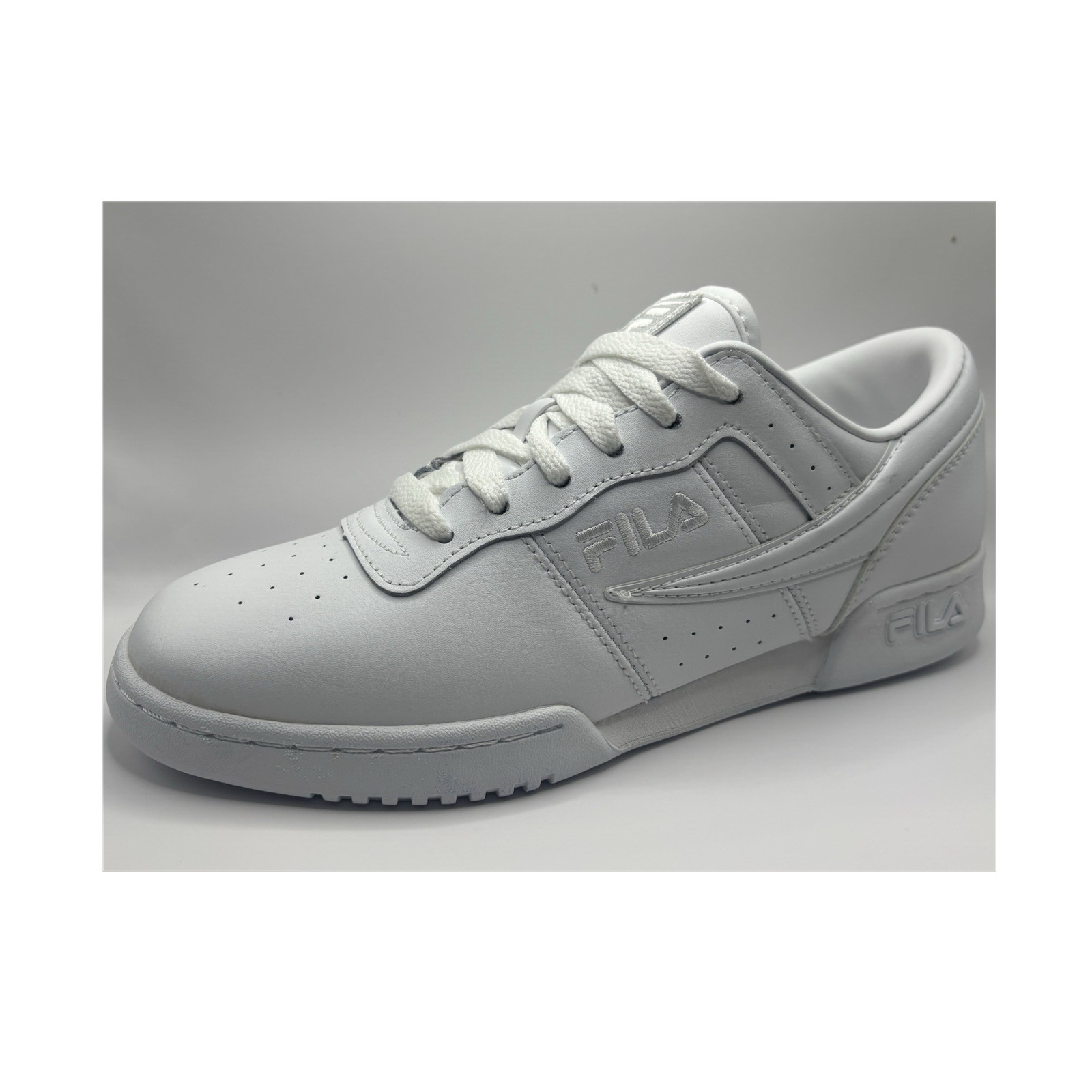 FILA Original Fitness White Lace Up Low Top Men\'s Synthetic Sneakers 11F16LT FILA Original Fitness White Lace Up Low Top Men\'s Synthetic Sneakers 11F16LT