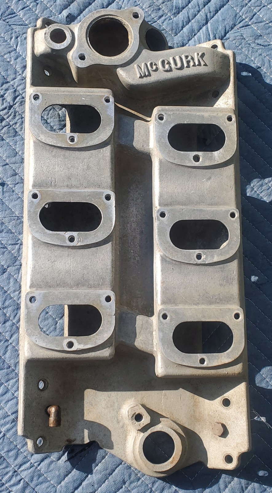 VINTAGE Late 50s Early 60s McGurk 6x2 Intake Manifold For 6 Stromberg 97 Carbs 