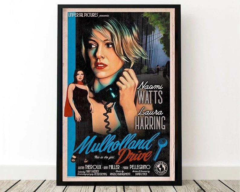 Mulholland Drive Movie Poster Mulholland Drive Movie Poster