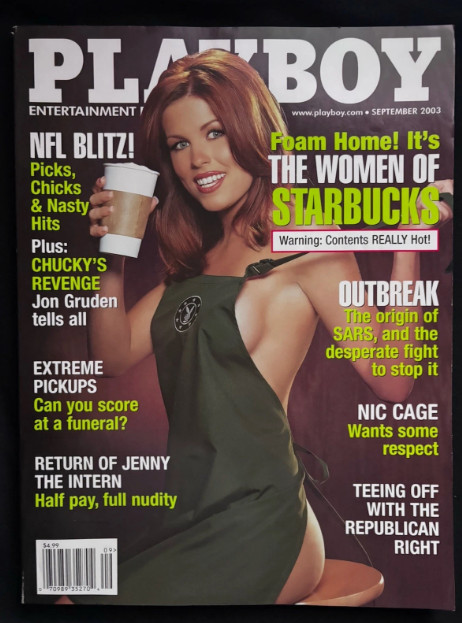 Playboy Magazine SEP 2003 Women of Starbucks - NFL Blitz - sealed new Playboy Magazine SEP 2003 Women of Starbucks - NFL Blitz - sealed new