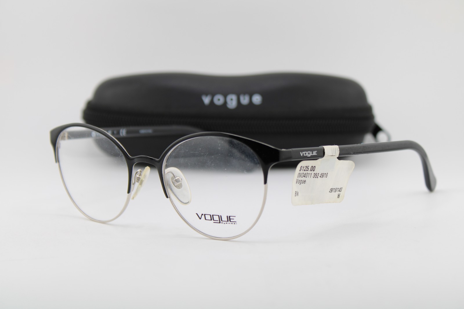 NEW VOGUE EYEWEAR VO 4011 352 BLACK GUNMETAL AUTHENTIC EYEGLASSES 49-18