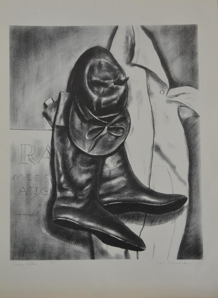Vintage Art Print Lee Townsend Jockey Clothes 1939 Print Wall Art Décor