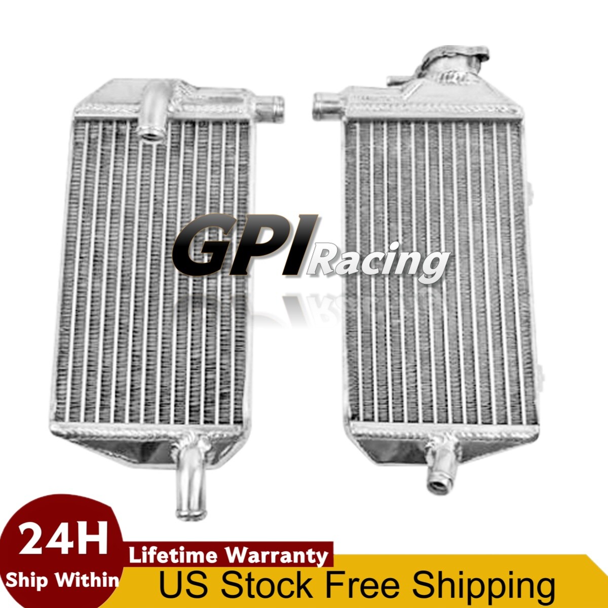 Aluminum Radiator Fits 2022 2023 2024 2025 Honda CRF250R CRF250RX Left+Right Aluminum Radiator Fits 2022 2023 2024 2025 Honda CRF250R CRF250RX Left+Right