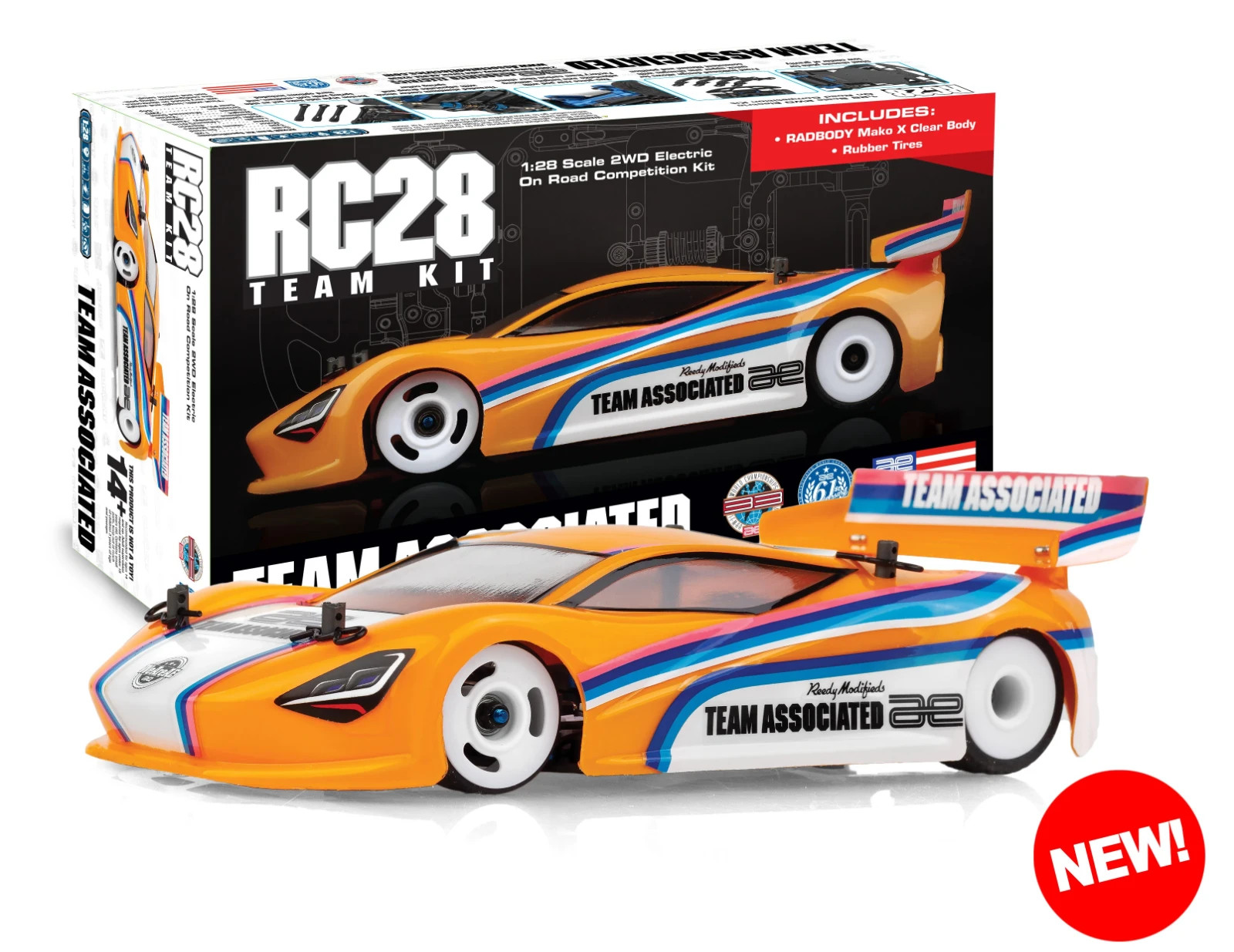 Team Associated RC28R Team Kit, 20168 Team Associated RC28R Team Kit, 20168