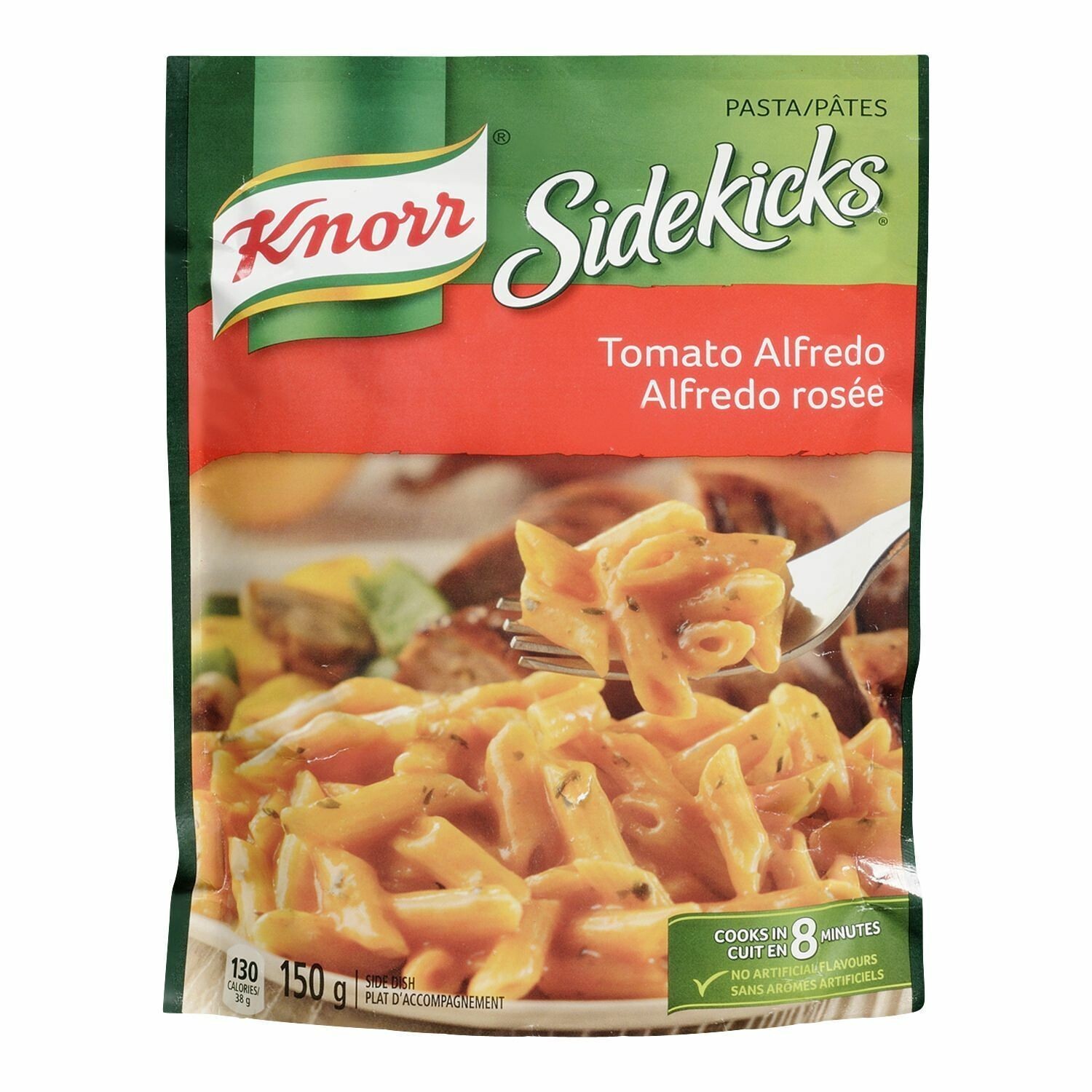 12 Pouches Knorr Sidekicks Tomato Alfredo Pasta Side Dish 150g /5.3 oz Each