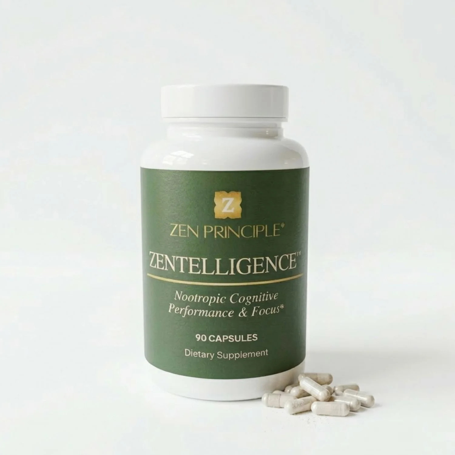 Zen Principle Zentelligence™ Ultra-Focus Nootropic Supplement – 90 Capsules. Zen Principle Zentelligence™ Ultra-Focus Nootropic Supplement – 90 Capsules.