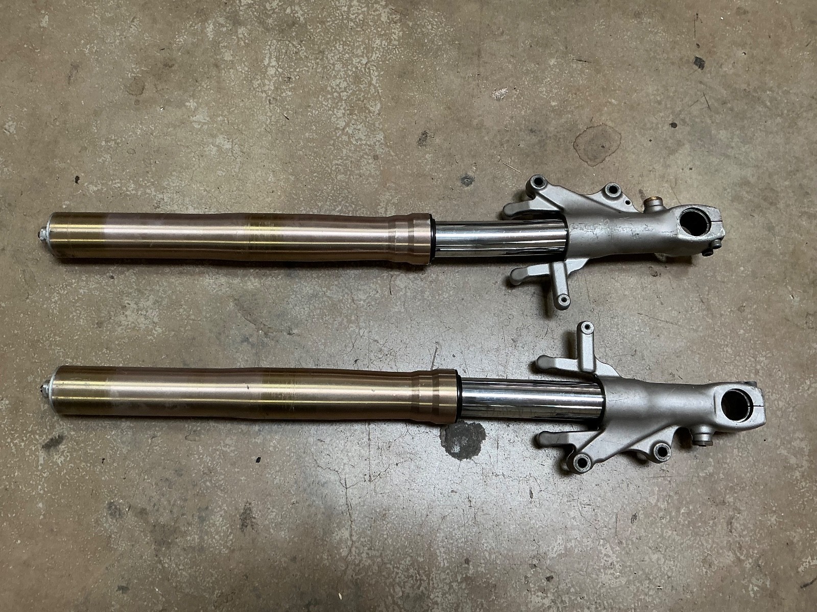 1996-2003 Kawasaki ZX7R ZX750 Front Left Right Fork Suspension 1996-2003 Kawasaki ZX7R ZX750 Front Left Right Fork Suspension