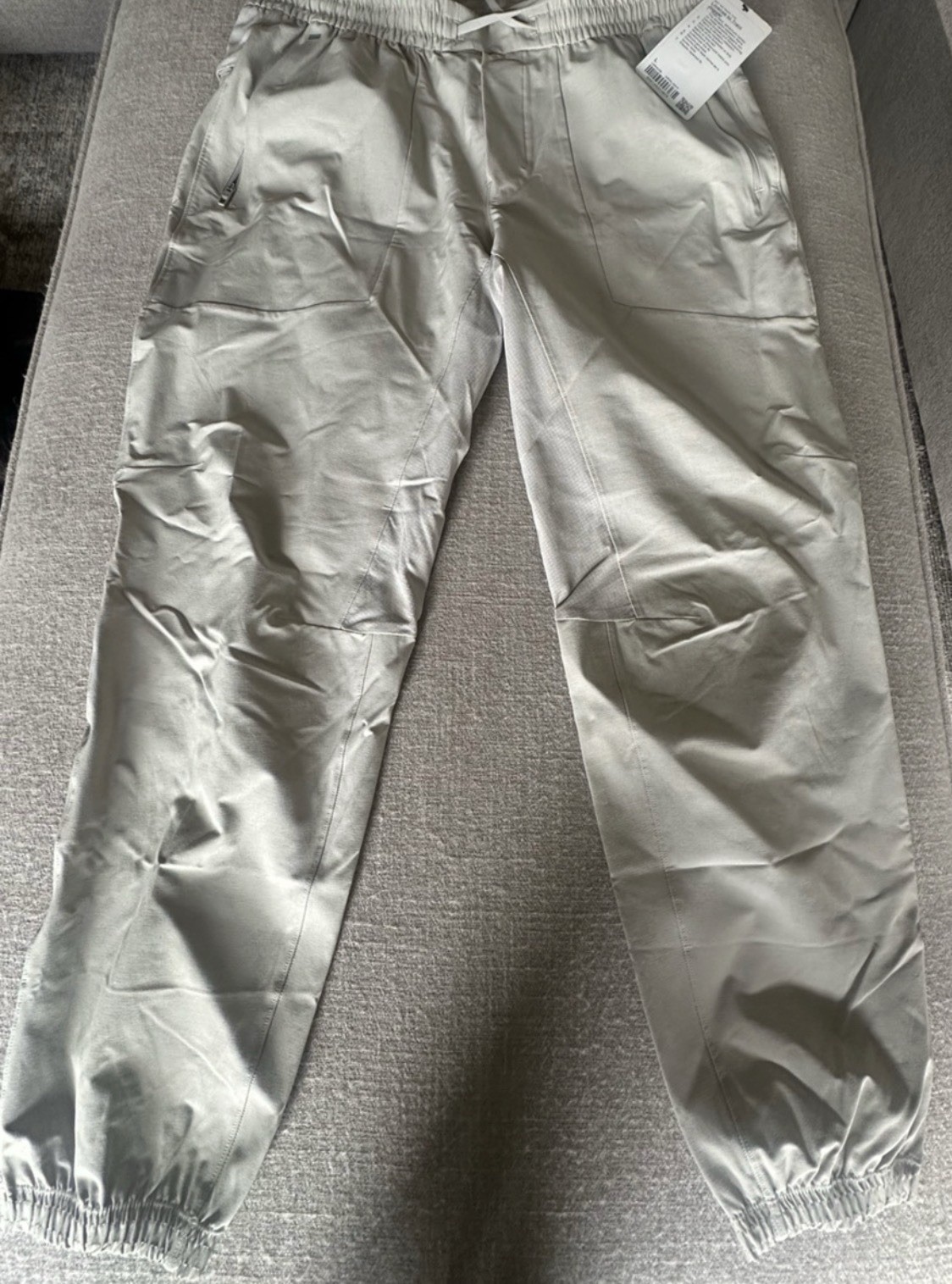 NWT Lululemon License to Train Joggers Raw Linen HRWL/WHT Mens Sz Large L NWT Lululemon License to Train Joggers Raw Linen HRWL/WHT Mens Sz Large L