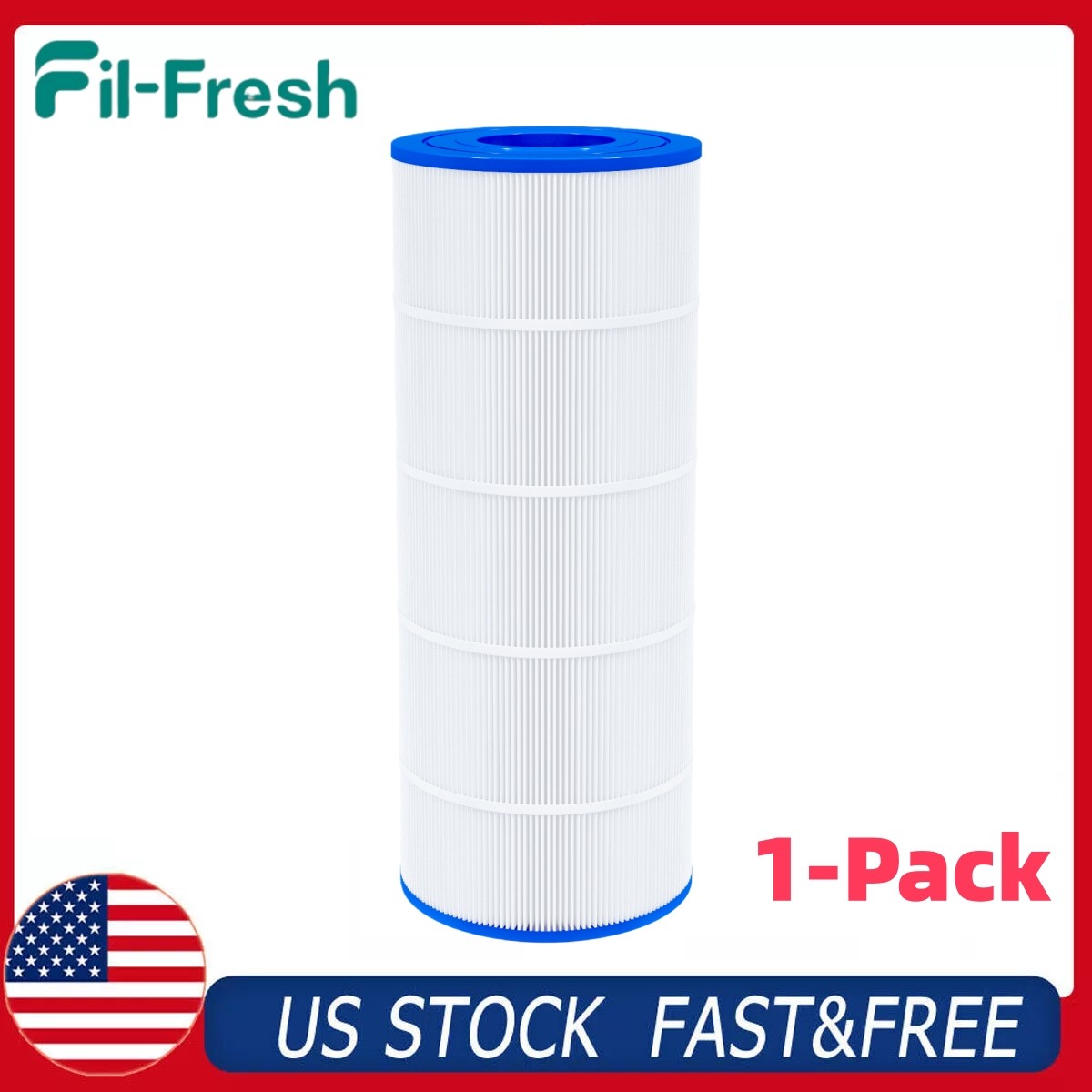 Fil-Fresh C1200 Pool Filter Cartridge for Hayward CX1200RE Pleatco PA120 C-8412 Fil-Fresh C1200 Pool Filter Cartridge for Hayward CX1200RE Pleatco PA120 C-8412