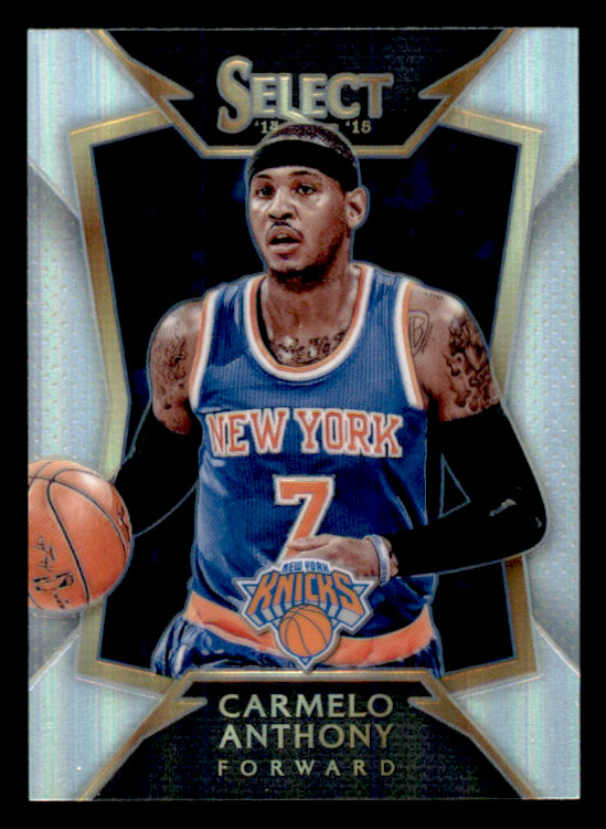2014-15 Panini Select Carmelo Anthony #63 Silver Prizm SP 2014-15 Panini Select Carmelo Anthony #63 Silver Prizm SP