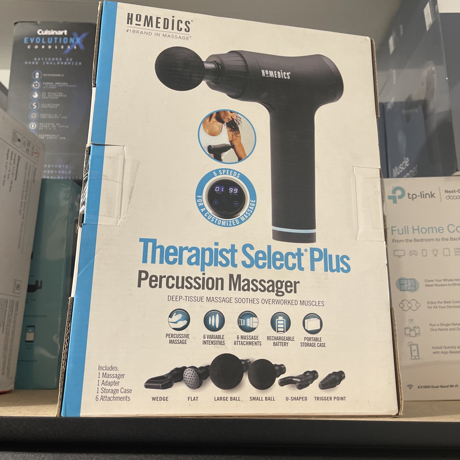 HoMedics Therapist Select Plus Percussion Massager HHP745 HoMedics Therapist Select Plus Percussion Massager HHP745