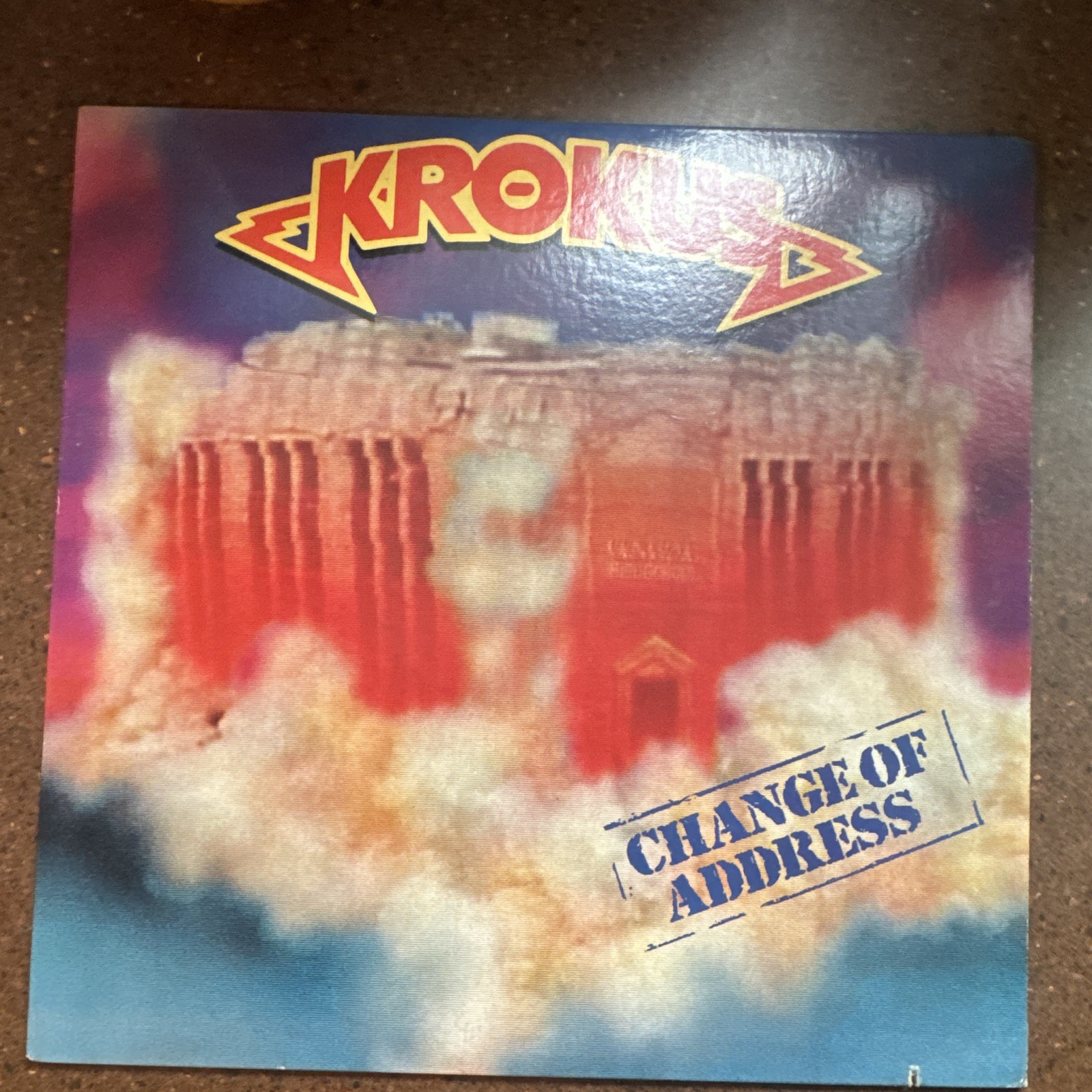 Krokus Change of Address Vinyl LP Record Rock Arista Producer Tom Werman Krokus Change of Address Vinyl LP Record Rock Arista Producer Tom Werman