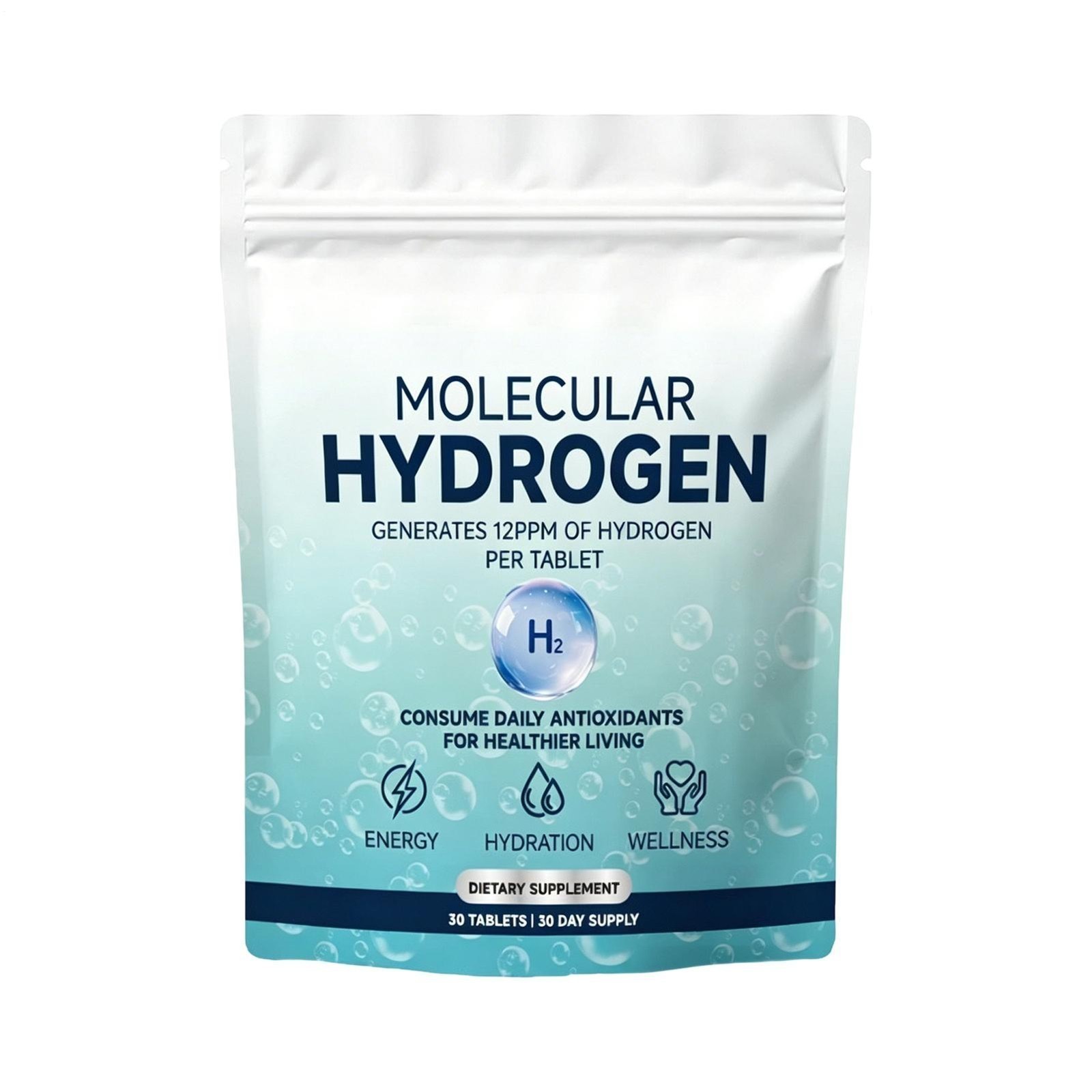 A Better You Molecular Hydrogen Water Tablets - 30Pcs/Pack Antioxidant-Rich 1-5x