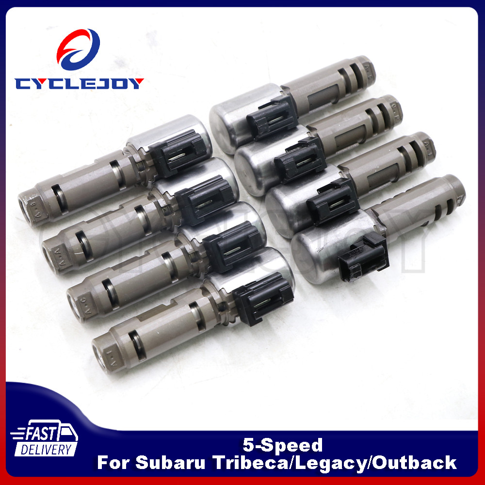 8PCS Transmission Solenoid Kit 5-Speed For Subaru Tribeca/Legacy/Outback 5EAT 8PCS Transmission Solenoid Kit 5-Speed For Subaru Tribeca/Legacy/Outback 5EAT