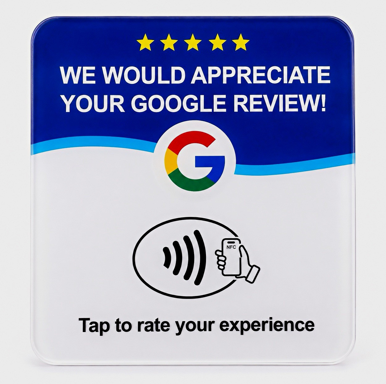 50pcs Wholesale - Google Tap to Review Card (50-pack) 50pcs Wholesale - Google Tap to Review Card (50-pack)