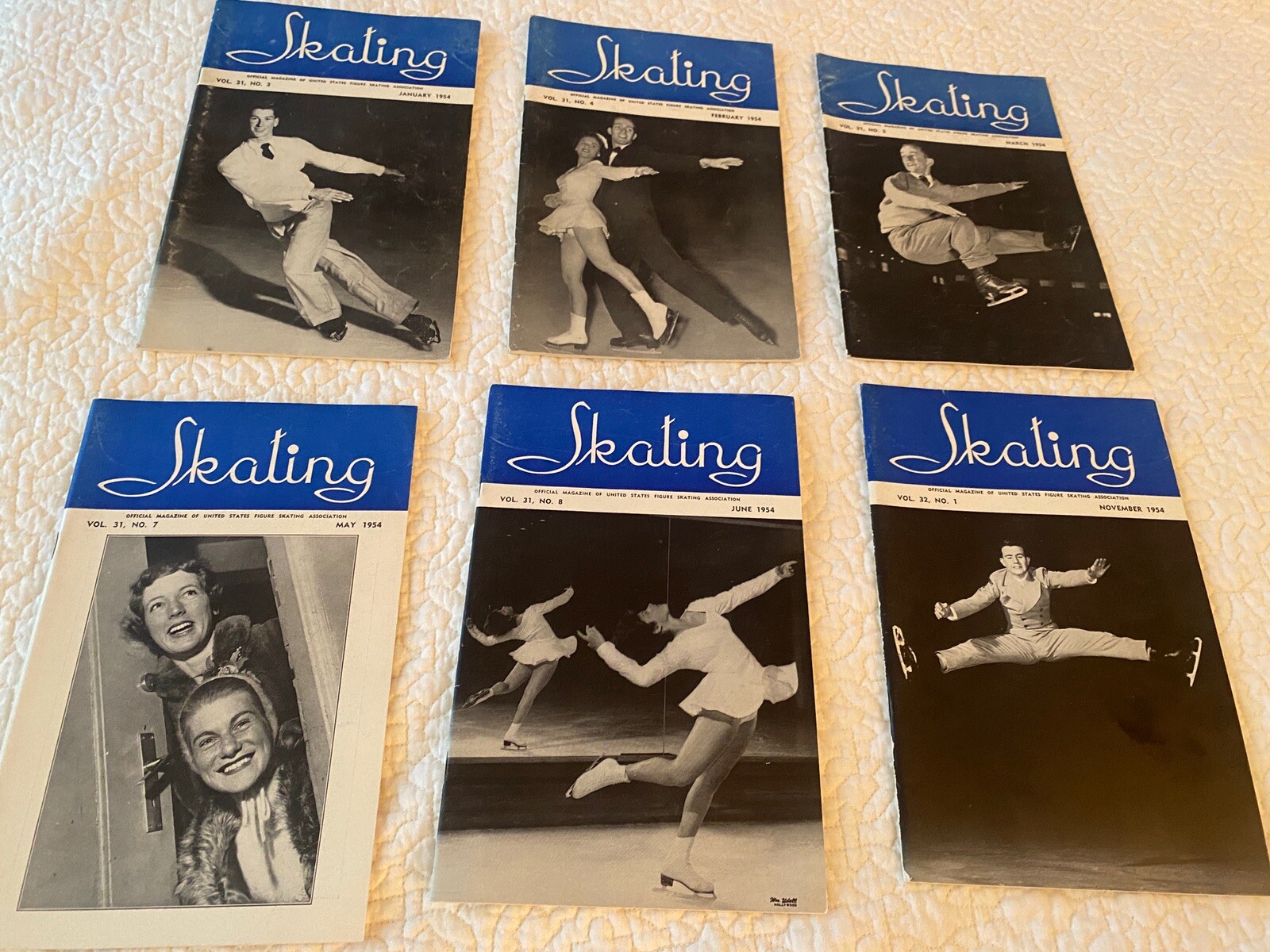 (15) 1954-1955 “Skating” Official Magazine Of US Figure Skating Association (15) 1954-1955 “Skating” Official Magazine Of US Figure Skating Association
