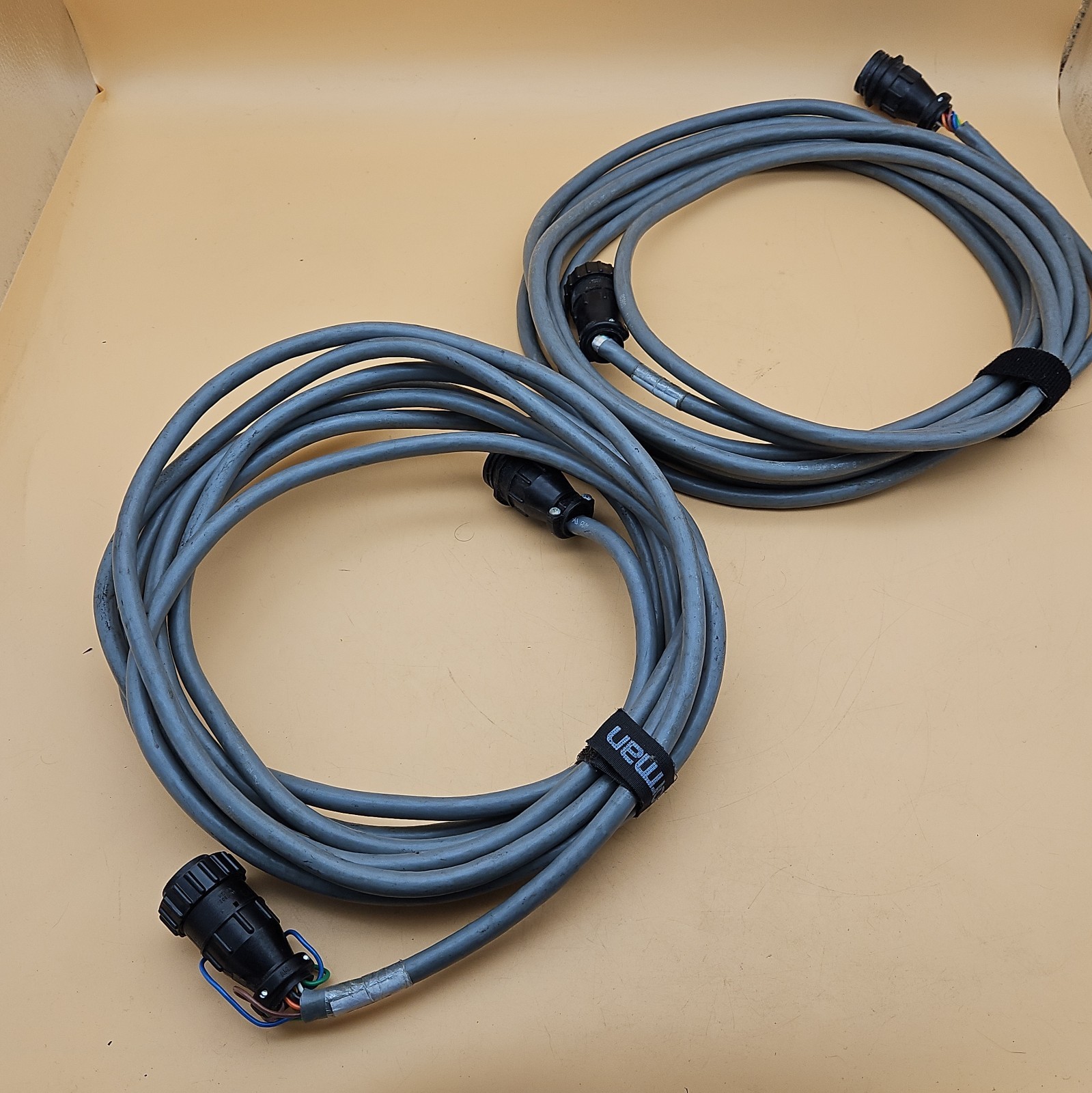 Lot Of 2 Vintage Norman 812472 Head Extension Cable - 20', Norman R500-20 Lot Of 2 Vintage Norman 812472 Head Extension Cable - 20', Norman R500-20